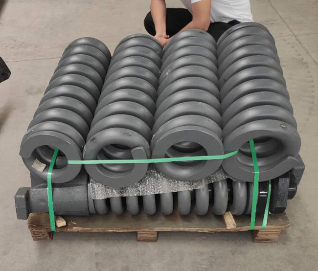 挖機(jī)推土機(jī)挖掘機(jī)履帶調(diào)節(jié)器 彈簧張緊輪裝置與反沖彈簧總成